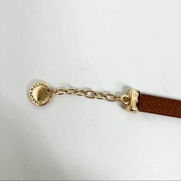 French Connection Leather double Wrap Bracelet NWT - Picture 6 of 7
